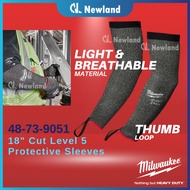 Milwaukee 18" Cut Level 5 Protective Sleeves (48-73-9051)Milwaukee Anti Cut Sarung Tangan/Milwaukee Long Sleeve