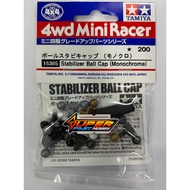 TAMIYA 15385 STABILIZER BALL CAP (MONOCHROME)
