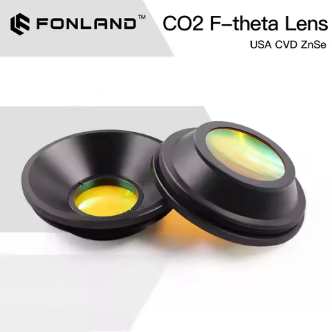 Fonland CO2 F-theta Scan Lens Field Lens 10.6um 10600nm 48mm"70-600" FL75-650mm for YAG Optical CO2 