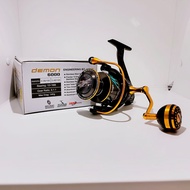 Oxgn Demon Sw 1000 2000 3000 4000 6000 Rel Spinning Salwater Game One Way system Power Handle Alumin