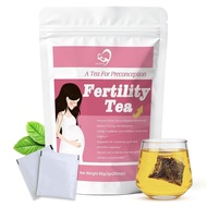 Fertility Tea for Women – Organic Hormonal Balance & Cycle Support Herbal Tea, Caffeine-Free with Vi