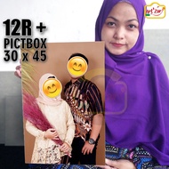 12R+ Photo Printing (30 x 45)cm + Pictbox Frame
