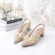 $$ - Natasha HEELS 5cm Women's Heels 5cm Butterfly Heels Premium Quality