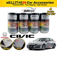 HONDA CIVIC Autospa Original Touch Up Paint Combo Set -Touch Up Paint - Scratch Removal - Calar Kere