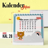 Artomaringi Mini Calendar 2025 / 2026 Desk Calendar 2025 / 2026 Code KAL28