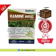 1KG RAMINE 80SG 2,4-D 80% Racun Rumput Padi Racun Rumput Padi Rumpai Herbicide