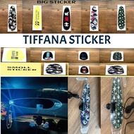 (1PC Sticker For Tiffana )Tiffana House Mirror  Surfboard Rear View Mirror Bezza Myvi Axia Saga Azla