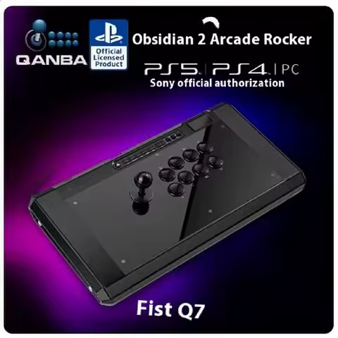 QANBA Q7 Obsidian 2 Arcade Fighting Game Joystick PS5/PS4/PC Street Fighter 6 Iron Fist 8 Steam N3 P