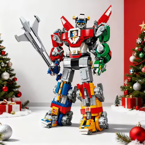 2321PCS Fit 21311 Voltron Deformable Model 5 In 1 Bricks Defender of The Universe Building Blocks Fo