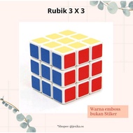 Rubik 3x3 Magic Cube/ Sharpening Rubik's Cube toy 3 X 3 color screen printing no sticker Rubik's Cub