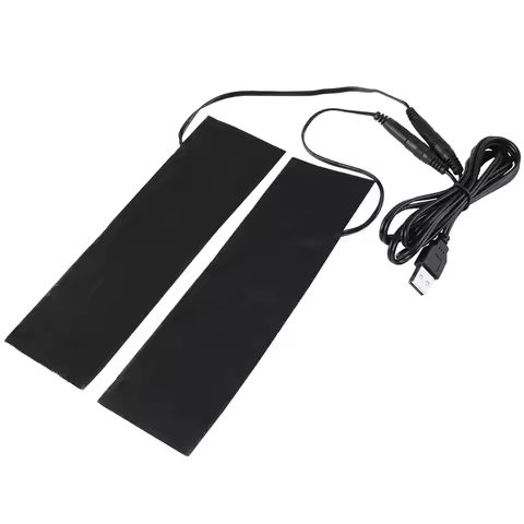 1 Pair 5V USB Electric Heating Film Heater Pads for Warming Feet Carbon Pad Warm Feet Pad Carbon Hea