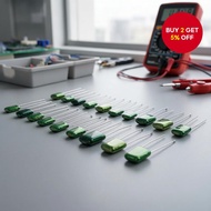 100V Polyester Film Capacitor Kit 180PCS 2A102J-2A822J 18Values 10pcs Each 102 222 472 103 223 1nF 2