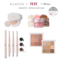 Gift SET Klavuu x Bansitot 4 Makeup Products With Box And Water Powder Bag - Lip Balm - Eyeshadow - Eyeliner
