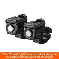 LOBOO ไฟหน้ามอเตอร์ไซค์ LED ทรงสปอตไลท์ L7S ไฟส่องสว่างสูง ไฟส่องสว่างแบบเปลี่ยนเร็ว ไฟส่องสว่างแบบต