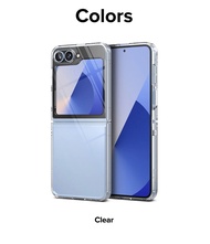 Ringke Fusion เคสสำหรับ Samsung Z Flip 6/zflip6/z flip6/Galaxy Z Flip 6 เคสใสกันกระแทก จับถนัดมือไม่