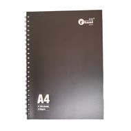 A5/A4 Ring Notebook 80gsm Single Line PVC Cover Ruled Line Spiral Note Book (Ukami S-6181/S-7111)