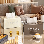 [High-Value Tissue Box] Desktop Paper Box Multifunctional Light Luxury Paper Box