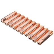 【D-HOT】10Pcs 0.8/1.0/1.2mm MB-15AK MIG/MAG M6 Welding Torch Tips Holder Gas Nozzle