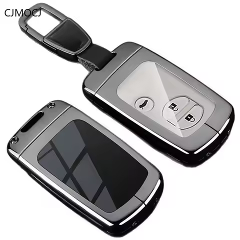 Premium Zinc Alloy Key Cover for Toyota YARiS L/Vios FS/HIACE/SPADE/RAV4 - Protective Key Case Keyba