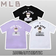 [100% Authentic] MLB T-Shirt NEW YORK YANKESS CASH COW TEE | Kaos Korea Cewek NEW YORK YANKESS CASH COW TEE
