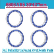 6806-2RSV MAX Bearing 30*42*7mm ( 4 PC ) Full Balls Bicycle Frame Pivot Repair Parts 6806 2RS RSV Ba