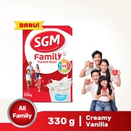 SGM Family Yummi Nutri Creamy Vanila Susu Keluarga 690g