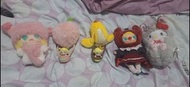 全部正品POP MART Molly / Sanrio hello kitty 毛絨掛飾 盲盒 公仔 其中兩款molly有香味 歡迎問價