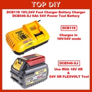 DEWALT DCB118 18V,54V Fast Charger Battery Charger , DCB546-XJ 6Ah 54V Power Tool Battery