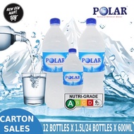 [Carton Sales] POLAR MINERAL WATER 600ml / 1500ml / 2 Choices