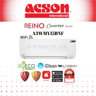 (FREE SHIPPING)ACSON 1.5HP INVERTER AIRCOND A3WMY15BNF