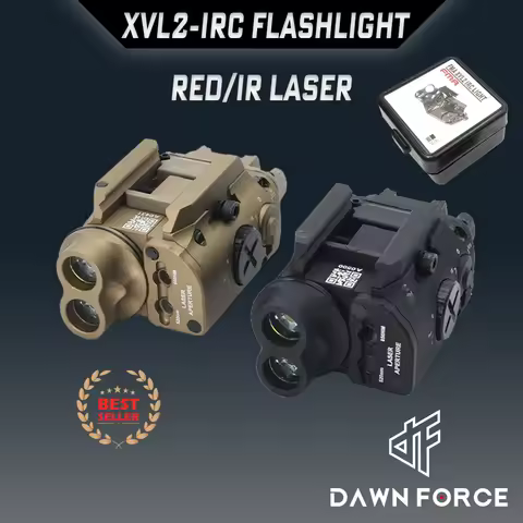NEW FMA Tactical XVL2 IRC Light and IR Illuminator Flashlight with Red and IR Laser for Tactical and