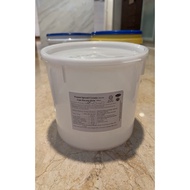 5kg empty peanut butter tong pail white color