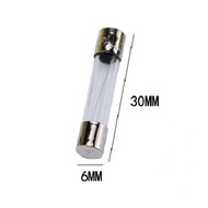 Glass Tube Fuse Tube 5 * 20 6 * 30 Fuse Glass Fuse 1A 2A 3A 4A 5A 0.1A-30