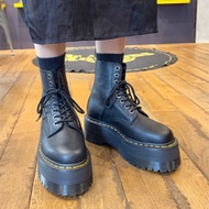 Dr. Martens 1460 Boots - Thick Sole, High Top | Soft Lychee Leather