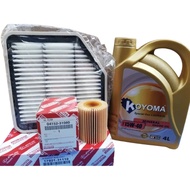 A451# TOYOTA MARK X , LEXUS IS250 IS350 2004year-2010year OIL FILTER + AIR FILTER + KOYOMA 15W40 MIN