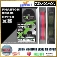 [IGFA] DAIWA Phantom Braid Hyper X8 Fishing Line Tali Benang Braid Line Tali Daiwa Line Tali Pancing