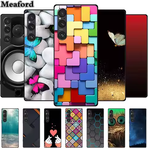 For Sony Xperia 1 VI Case Luxury TPU Soft Silicone Phone Back Cover for Sony Xperia1 VI 5G Cute Shoc