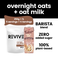 REVIVE Overnight Oats 300g + UFC Velvet Oat Milk 1L Bundle