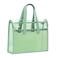 Tas map dokumen jinjing Bag Transparan / Tas Folder Portabel Penyimpanan Kertas / File Holder Lucu/