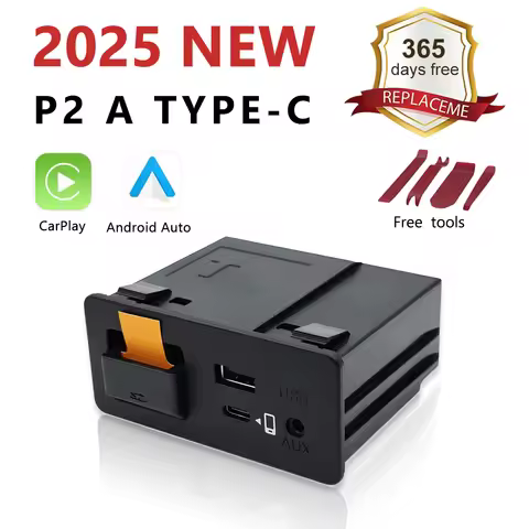 2025 New P2A Type-c Charging Wired CarPlay Android Auto Ai Box OEM Connection For Mazda 2 3 6 CX30 C