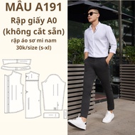 PAPER SHEET A0 MEN'S SHIRT A191 (NOT A PAPER)