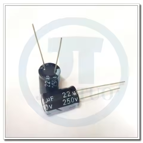5pcs 22uF250V 250V22uF 22MFD 250WV 10*16mm Radial Aluminum Electrolytic Capacitor