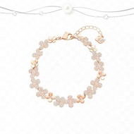 ELDERFLOWER Fashion Rose Gold Flower Bracelet Ladies Temperament Elegant Bracelet Give Girlfriend Lo
