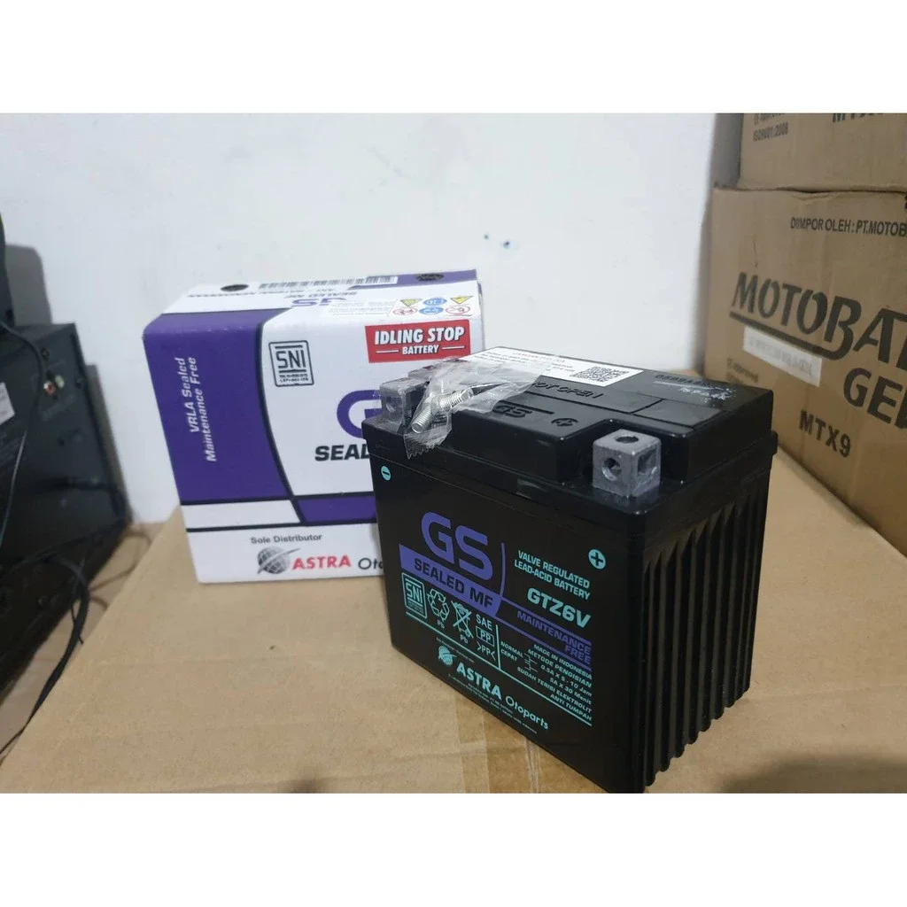 AKI GS GTZ6 GS ASTRA YA AKI PCX AKI VARIO 125 AKI NMAX ACCU GS GTZ6 AKI BEAT IDLING STOP