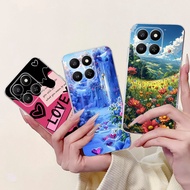 For Honor 400 Smart Case LGN-NX1 Casing New Beautiful Flower Bowknot Soft Slim Phone Cover For Honor