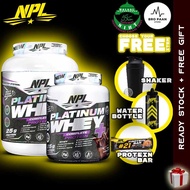 NPL Platinum Whey (4.4lbs / 2.2lbs) - Complete Whey Protein with Micellar Casein, Whey Protein Blend