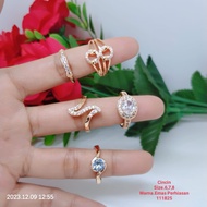 Women's Fashion Ring Gold Plated Jewelry Accessories Non-Fading C54