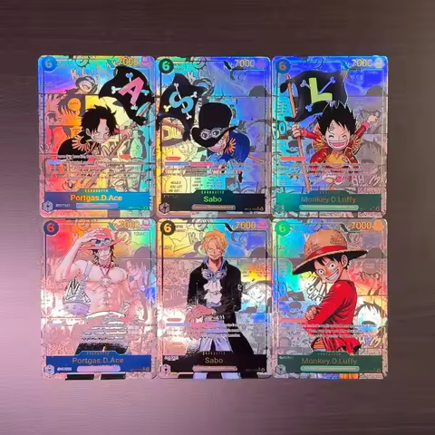One Piece TCG OPCG English Character card OP13 3 Brother Manga Ace Sabo Luffy Kid Alt Imu Deck Textu
