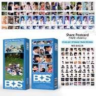 420 ชิ้น การ์ด bus Photocards เพราะคุณฉันส่องแสง 2024 การ์ด LOMO ทีมผู้ชาย Debut ใหม่ รถบัสเพราะคุณ 