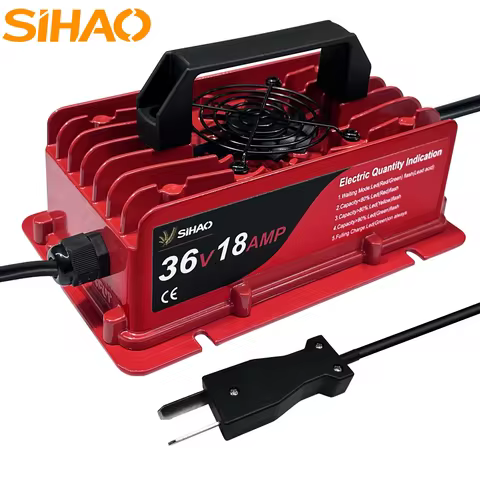 SIHAO 48V/15A 36V/18A Battery Charger For Wheelchair golf cart RXV TXT Club Car Yamaha AGM PB Lithiu